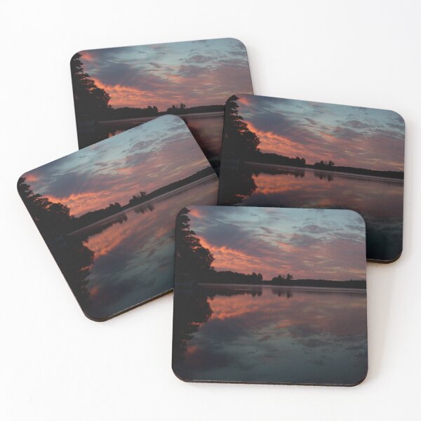 Item preview, lake sunrise designed and sold by Three-Eyed-Cat.