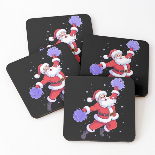 Item preview, Cheerleading Christmas Cheering Santa Claus Cheer designed and sold by DeadlockCrew.