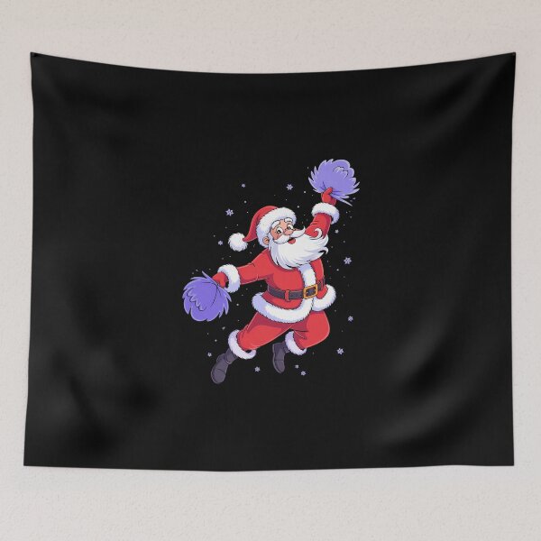 Item preview, Cheerleading Christmas Cheering Santa Claus Cheer designed and sold by DeadlockCrew.