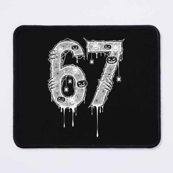 Item preview, 67 Six Seven 6 7 Halloween Meme Funny Slang Spider Web designed and sold by GrandeDuc.