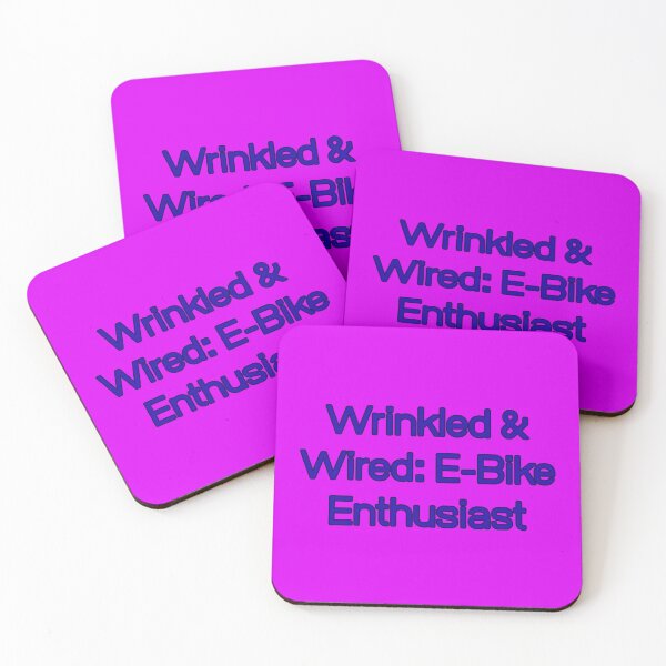 Item preview, Wrinkled & Wired: E-Bike Enthusiast designed and sold by Adrianzebrowski.