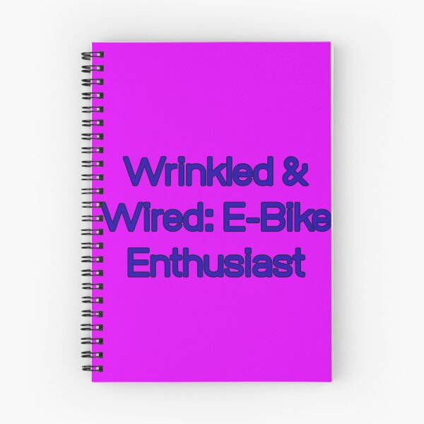 Item preview, Wrinkled & Wired: E-Bike Enthusiast designed and sold by Adrianzebrowski.