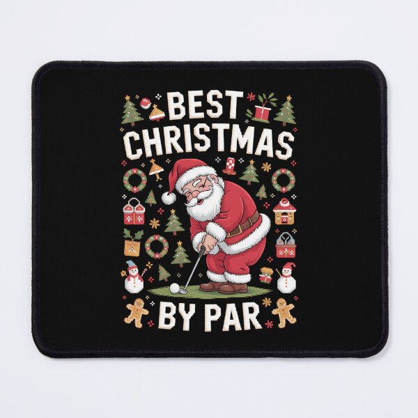 Item preview, Christmas Golf Santa Claus Pun designed and sold by blueyeeti.