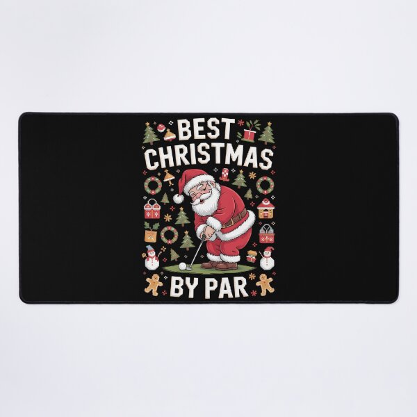 Item preview, Christmas Golf Santa Claus Pun designed and sold by blueyeeti.
