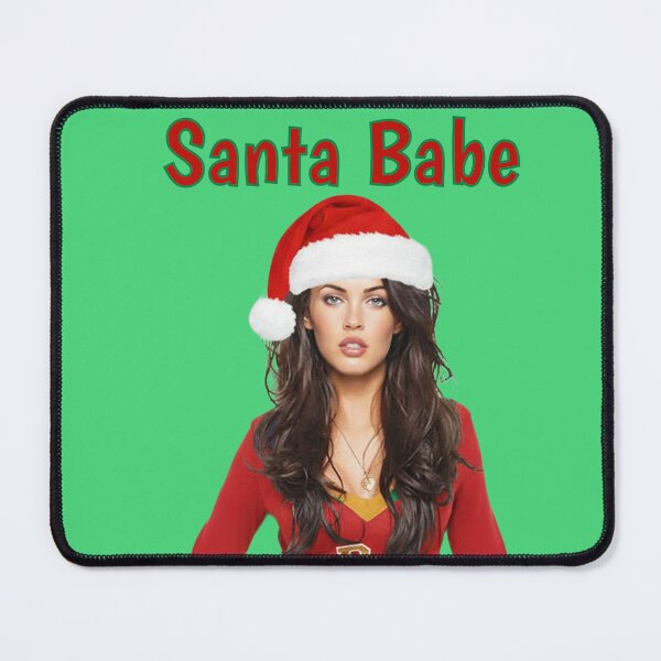 Item preview, Megan Fox Santa Babe – Festive Christmas Pop Culture designed and sold by Vicky021.