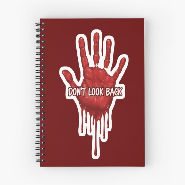 Item preview, Don’t Look Back Bloody Handprint Horror designed and sold by PrintBreeze.