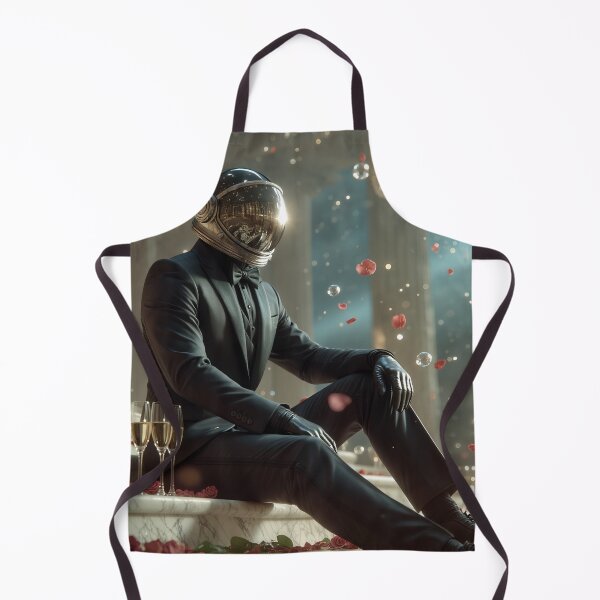 Item preview, Lucan Calder - The Last Toast - Astronaut in Tuxedo Under Falling Roses designed and sold by Artfully Entertained.