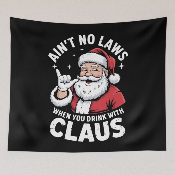 Item preview, Christmas Santa Funny Joke Drinking designed and sold by blueyeeti.