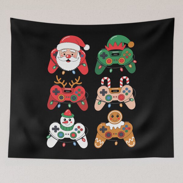 Item preview, Christmas Santa Elf Gaming Xmas designed and sold by blueyeeti.