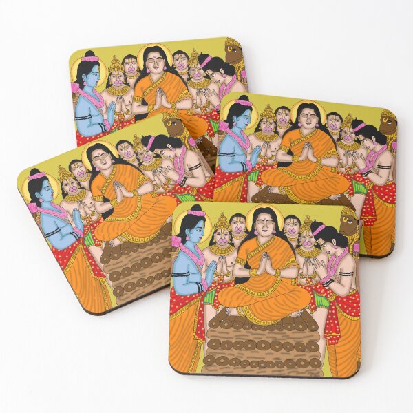 Item preview, Goddess Sita Agnipariksha Digital Artwork | Divine Purity and Strength | Hindu Spiritual Wall Decor designed and sold by Harshit_Digital_Arts.