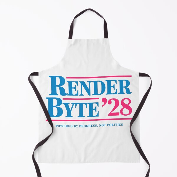 Item preview, Render/Byte ’28 Retro AI Election Parody Shirt – Funny Tech Campaign Tee for Coders, Geeks & Designers designed and sold by ArbitraryTees.