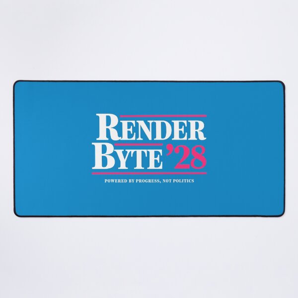 Item preview, Render/Byte ’28 Retro AI Election Parody Shirt – Funny Tech Campaign Tee for Coders, Geeks & Designers designed and sold by ArbitraryTees.