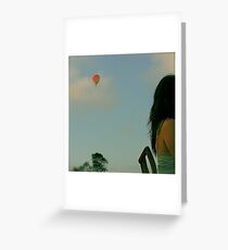 Thoughts of You Are Floating Through My Mind Greeting Card