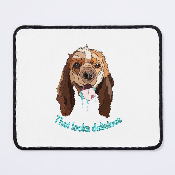 Item preview, Funny slobbering Cocker Spaniel designed and sold by nostakesart.