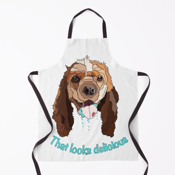 Item preview, Funny slobbering Cocker Spaniel designed and sold by nostakesart.