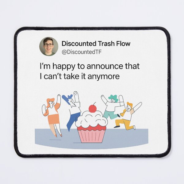 Item preview, Funny LinkedIn Burnout Meme – “I Can’t Take It Anymore” designed and sold by feamaster.