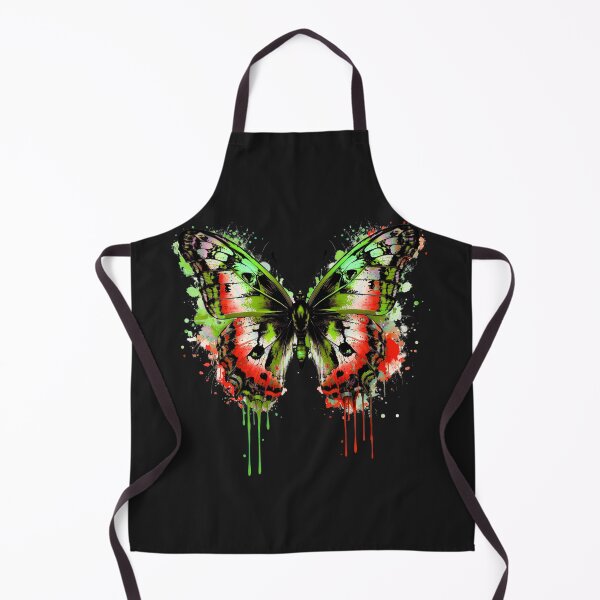 Item preview, Skull Butterfly – Neon Glowing Butterfly with Skull Wing Patterns, Watercolor Design designed and sold by ColorSplash123.
