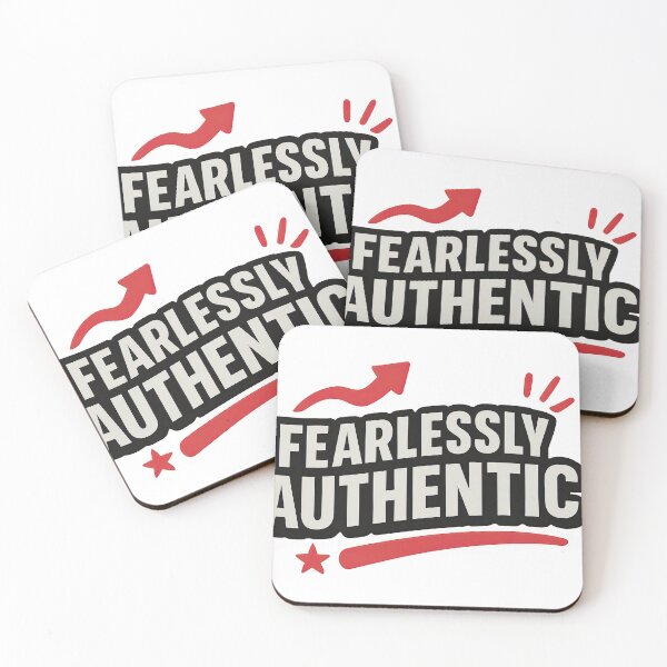 Item preview, Fearlessly Authentic Vibes designed and sold by Trendy Sticker & Merch Collection - Express Yourself.