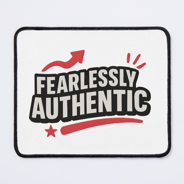 Item preview, Fearlessly Authentic Vibes designed and sold by Trendy Sticker & Merch Collection - Express Yourself.
