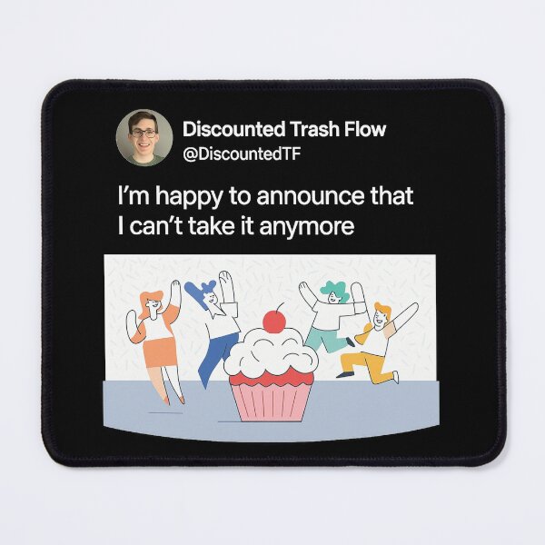 Item preview, Funny LinkedIn Burnout Meme – I Can’t Take It Anymore designed and sold by feamaster.