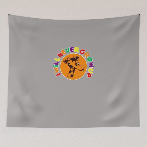Item preview, I-WILL-NEVER-GROW-UP designed and sold by HanneAhrens.
