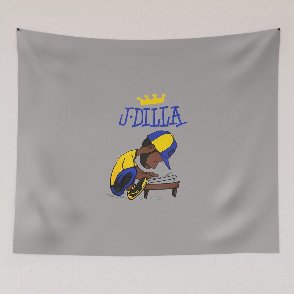 Item preview, J.-DILLA---THE-KING-OF-BEATS-T-SHIRT designed and sold by HanneAhrens.
