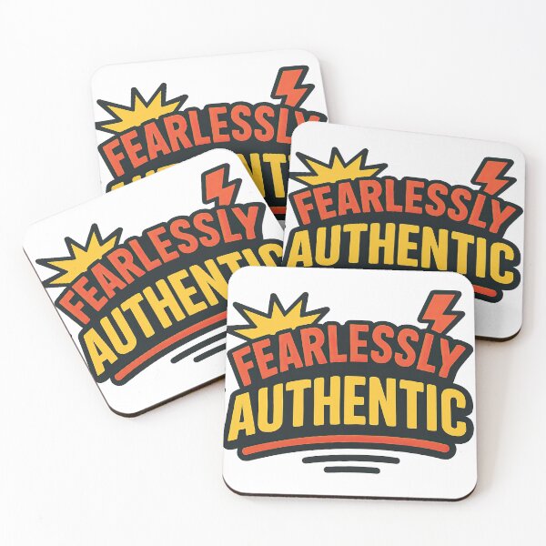 Item preview, Fearlessly Authentic Vibes designed and sold by Trendy Sticker & Merch Collection - Express Yourself.