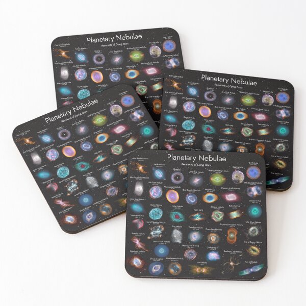 Item preview, Planetary Nebulae - Remnants of Dying Stars: Labeled designed and sold by QuartzPointStudios.