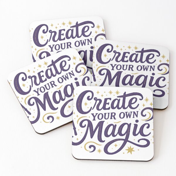 Item preview, Create Your Own Magic Design designed and sold by Trendy Sticker & Merch Collection - Express Yourself.