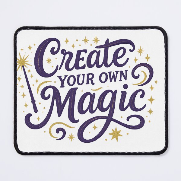 Item preview, Create Your Own Magic Design designed and sold by Trendy Sticker & Merch Collection - Express Yourself.