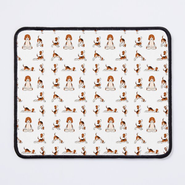 Item preview, Dog Beagle Doing Yoga Poses designed and sold by graphic-genie.
