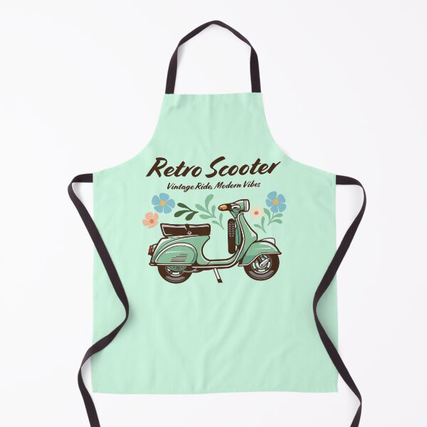 Item preview, Candy Color Retro Scooter – Playful Vintage Ride_GREEN_WH designed and sold by AckeeWolf.