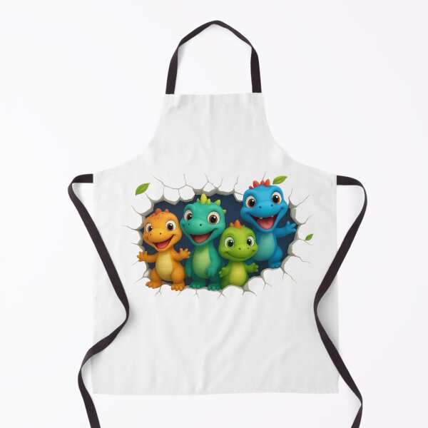 Item preview, Cute Baby Dinosaur Squad – Adorable 3D Cartoon Dino Friends | Funny Dino Art for Kids, Cute Dino Sticker, Shirt & Mug Design designed and sold by 5CatDesign.