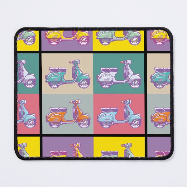 Item preview, Colorful Retro Scooter – Pop Art Ride Design designed and sold by AckeeWolf.