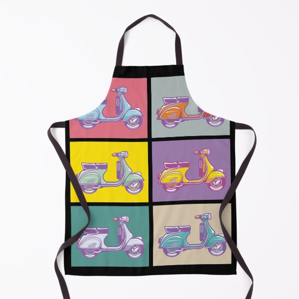 Item preview, Colorful Retro Scooter – Pop Art Ride Design designed and sold by AckeeWolf.
