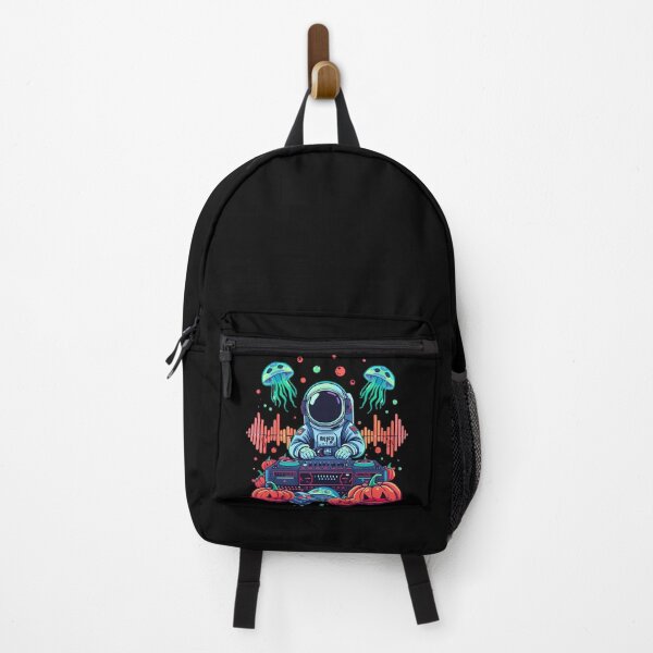 Item preview, Neon Astronaut DJ Jellyfish Halloween Design designed and sold by ColorSplash123.