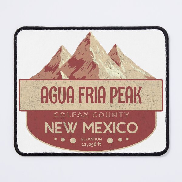 Item preview, Agua Fria Peak, Colfax County, New Mexico, Mountain Design designed and sold by Wanderful-roads.