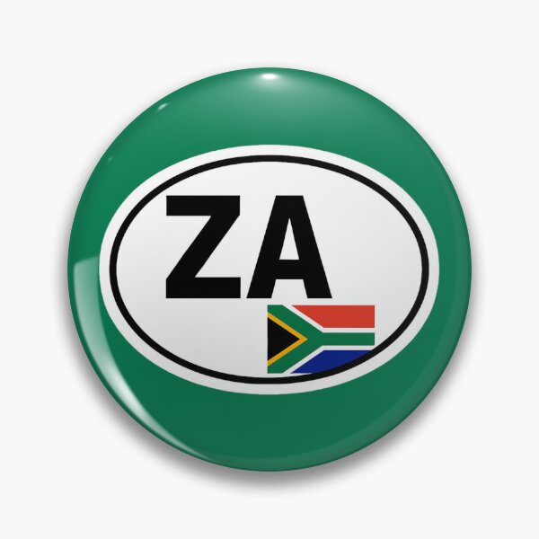 Item preview, South Africa ZA Flag Oval Sticker designed and sold by The Digital Compass.