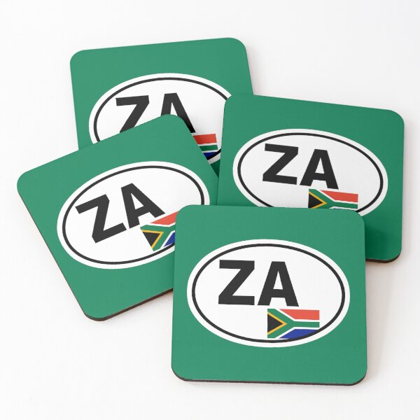 Item preview, South Africa ZA Flag Oval Sticker designed and sold by The Digital Compass.