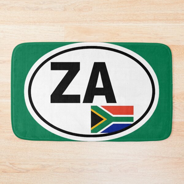 Item preview, South Africa ZA Flag Oval Sticker designed and sold by The Digital Compass.