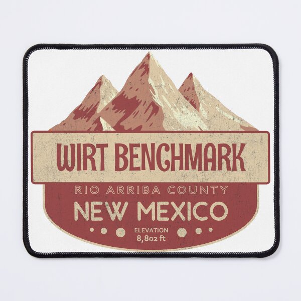 Item preview, Wirt Benchmark, Rio Arriba County, New Mexico, Mountain Design designed and sold by Wanderful-roads.