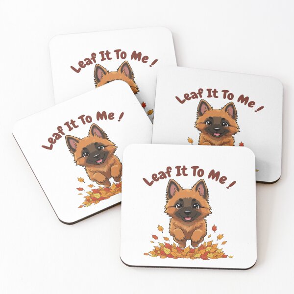 Item preview, Leaf It To Me Belgian Tervuren Dog Running in Fall Leaves Cute Autumn designed and sold by The Real Life Symphony.