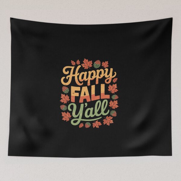 Item preview, Happy Fall Y'all Fall Turkeys Happy  designed and sold by EllinoKlemo.
