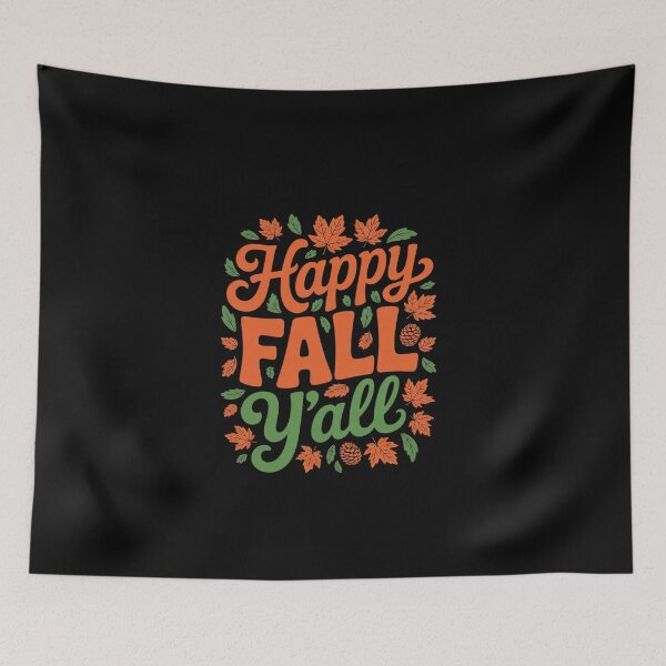 Item preview, Happy Fall Y'all Fall Turkeys Happy Thanksgiving  designed and sold by EllinoKlemo.