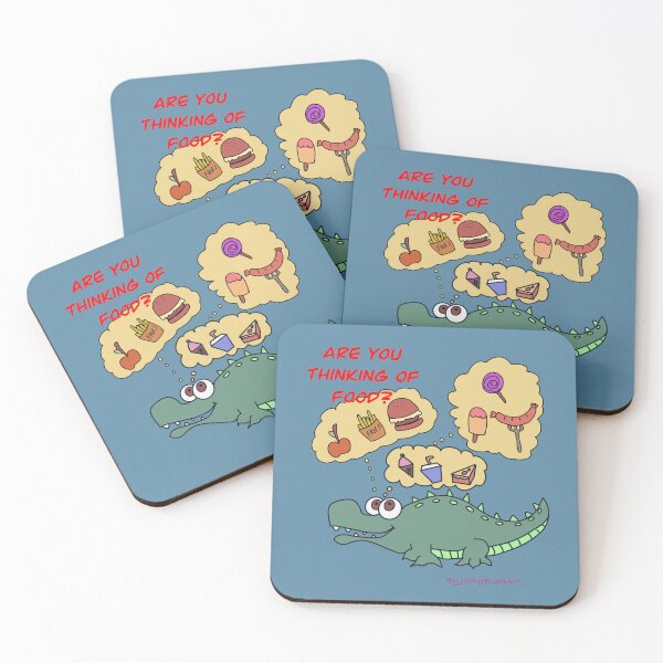 Item preview, Crocodile is thinking of food! designed and sold by JoshyRuthArt.