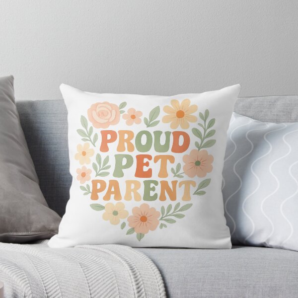 Item preview, Proud Pet Parent – Floral Animal Lover Heart Design designed and sold by inkoutninja.
