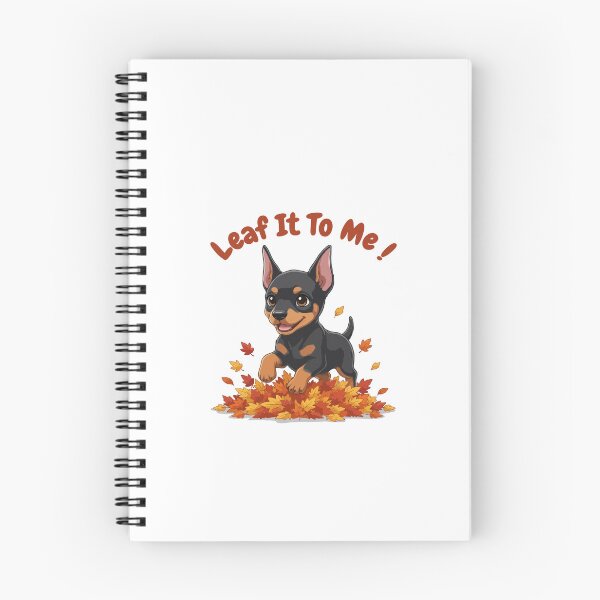 Item preview, Leaf It To Me Doberman Pinscher Dog Running in Fall Leaves Cute Autumn designed and sold by The Real Life Symphony.