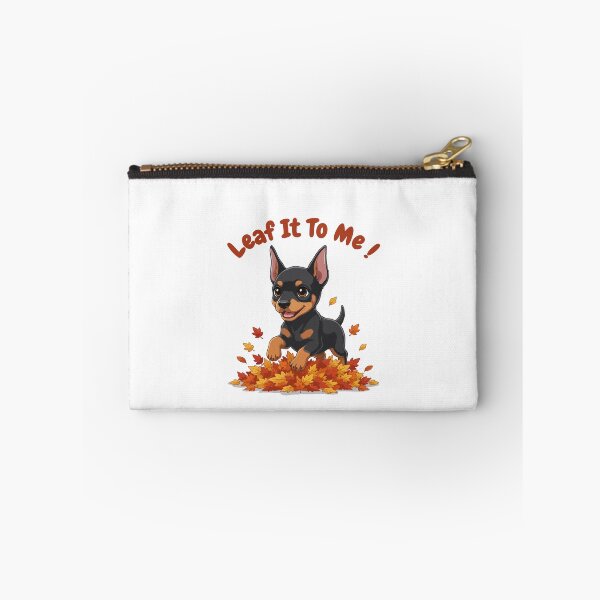 Item preview, Leaf It To Me Doberman Pinscher Dog Running in Fall Leaves Cute Autumn designed and sold by The Real Life Symphony.