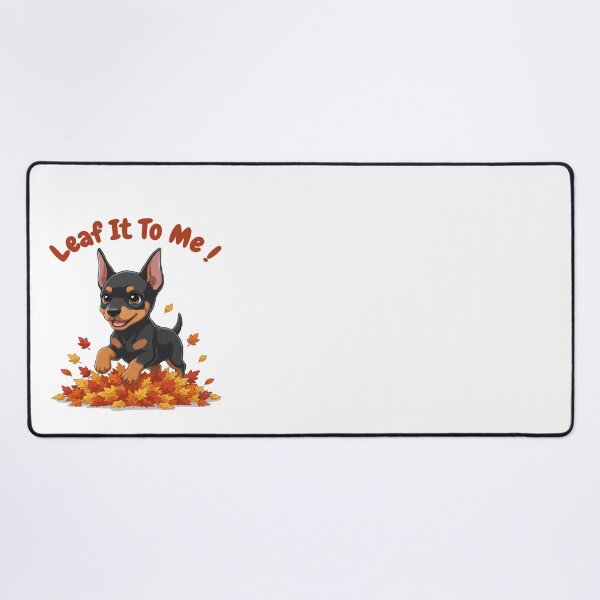 Item preview, Leaf It To Me Doberman Pinscher Dog Running in Fall Leaves Cute Autumn designed and sold by The Real Life Symphony.