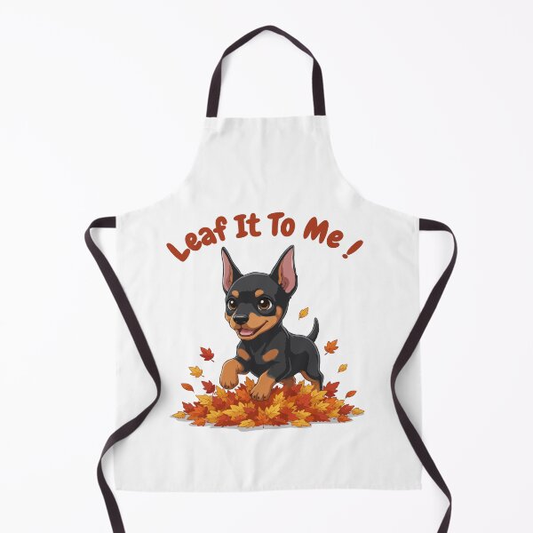 Item preview, Leaf It To Me Doberman Pinscher Dog Running in Fall Leaves Cute Autumn designed and sold by The Real Life Symphony.